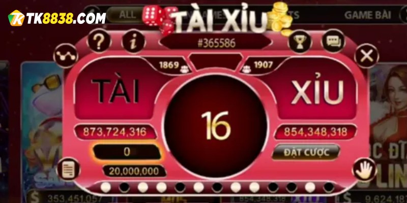 Game tài xỉu TK88